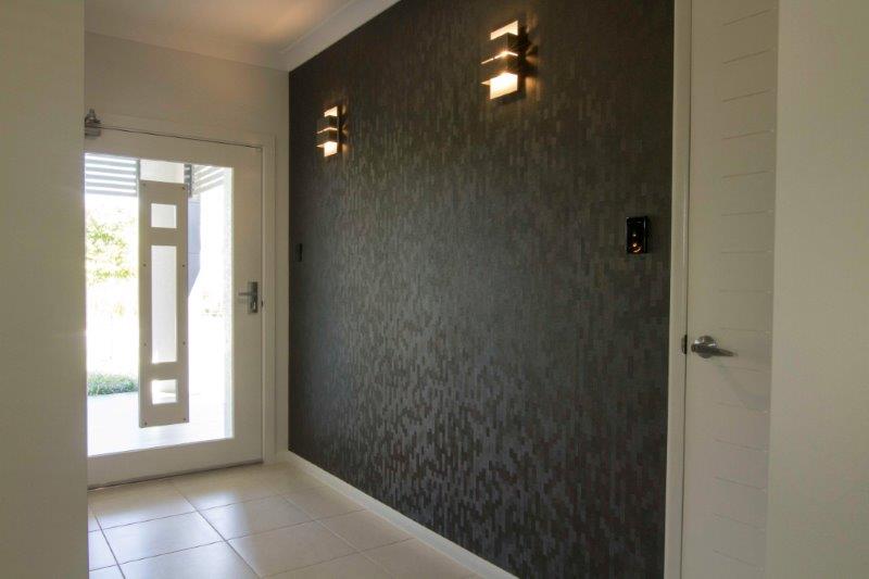 Bluewattle Builder Display Home - Grady Homes - feature wall