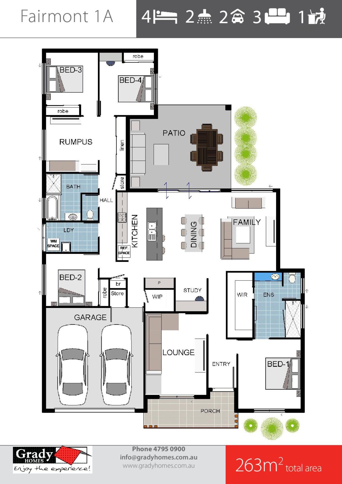 Fairmont 1 - Grady Homes Floor Plan