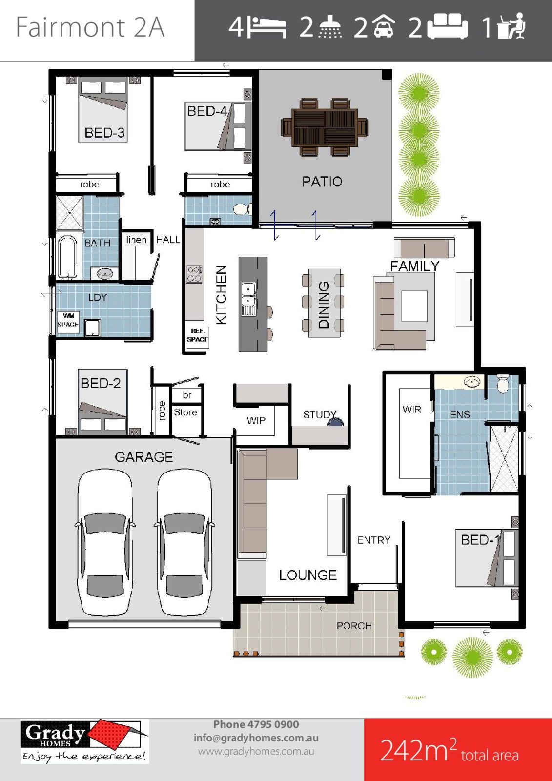 Fairmont 2 - Grady Homes Floor Plan